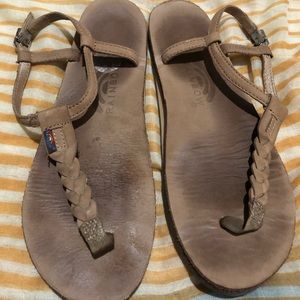 Rainbow Women’s T Strap Sandals